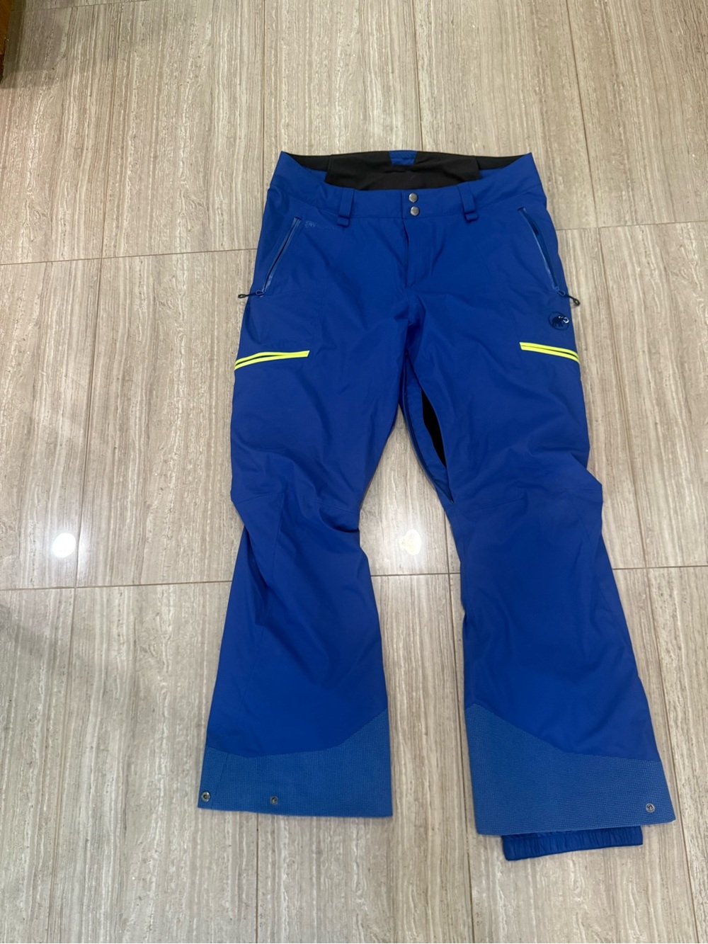 Mammut Stoney Hardshell Ski Pants Men’s 36 EU52 DRYtech Pro Cordura Blue